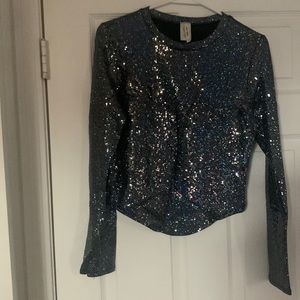 Two piece sequins set